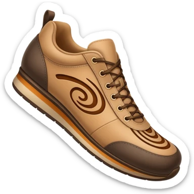 a shoe with a foot inside, stepping and showing a clear shoe print below. and leg with motion line







 sticker