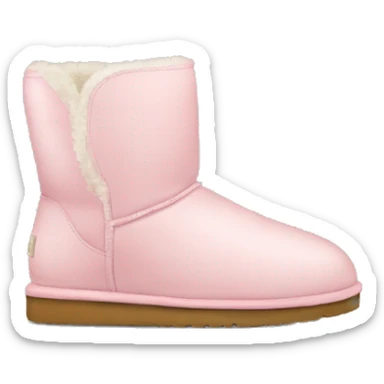 light pink uggs sticker