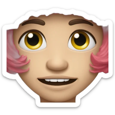Poppy trolls sticker