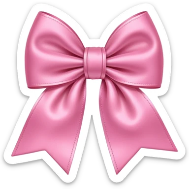 Mašľa ružová sticker