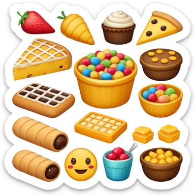 food sweet and salty at the same time iphone emoji sticker
