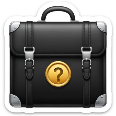 maletin con dinero cerrado sticker