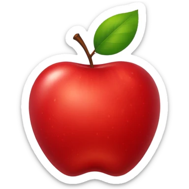 Emoji de manzanita de aiphon sticker