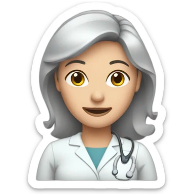 radiologist woman sticker