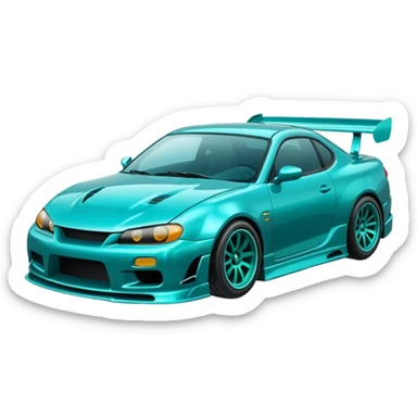 Drift car car parking sticker