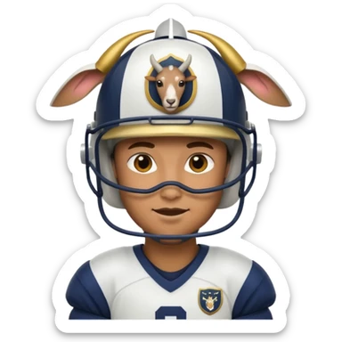 Naval academy football goat emoji sticker