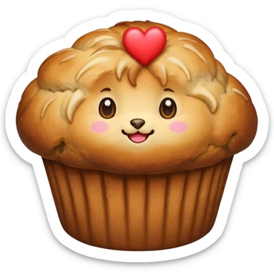 Muffin love  sticker