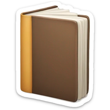 book with title learning english sticker