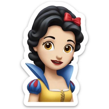 Snow white can’t even sticker