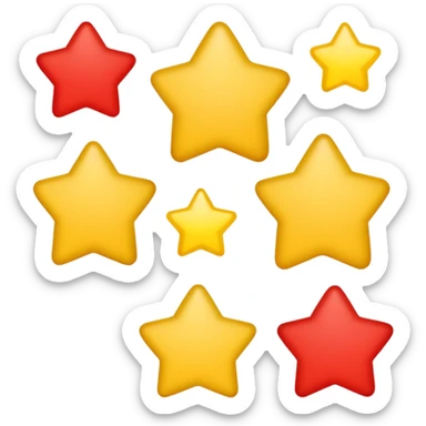 speech bubble with Chinese flag colors sticker