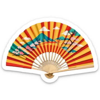 Japanese Fan  sticker