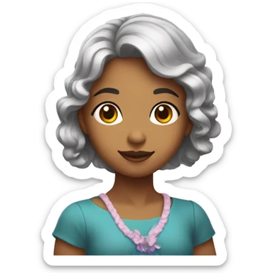 Uma menina loira Confeiteira  sticker