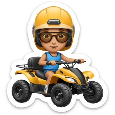 Atv ride sticker
