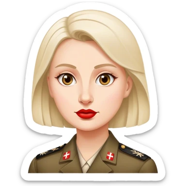 patriot polish european woman simple patriot politician modern fascist sticker