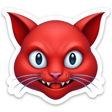 O inima mov,cu trecere spre albastru deschis si coada de drac! sticker