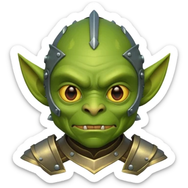 Goblin full body sticker