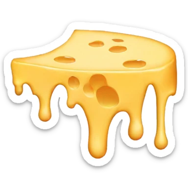 Drippy cheese sticker