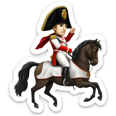 Napoleon Bonaparte invasion into russia sticker