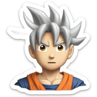 goku super saian god sticker