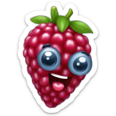 framboise fruit sticker