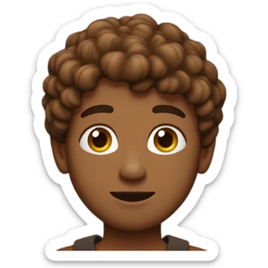 Garcon-mince-a-la-peau-marron sticker