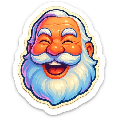 A face displaying a fun emotion. sticker