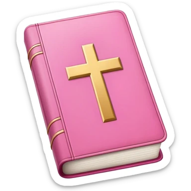 Pink bible sticker