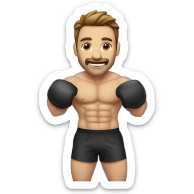 mancuernas gym sticker