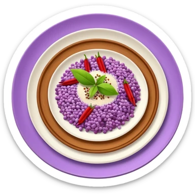 lilac food disorder sticker