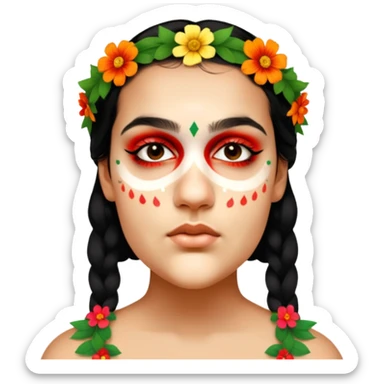 Flower-Crowned Dancer sticker