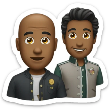 benjamín franklin and cometa sticker