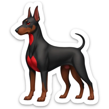 Zygarde 10% Doberman form sticker