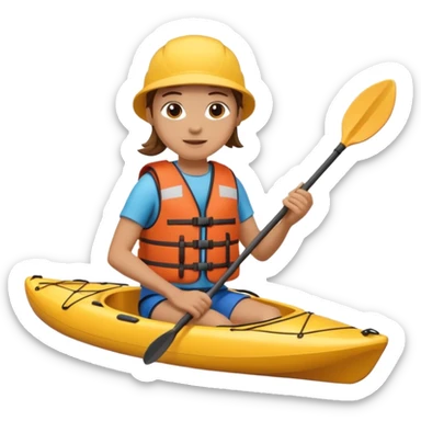 Kayaking sticker