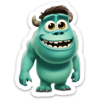 monsters inc pixar sticker