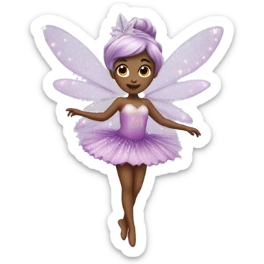 Sugar plum fairy sparkles sticker
