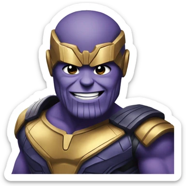 If thanos was a cutie patootie sticker