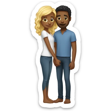 Me holding my husband’s hand sticker