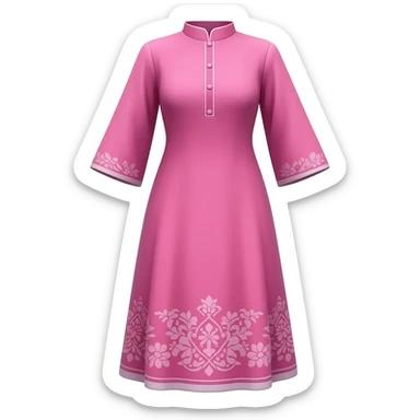 Pink Malay dress sticker