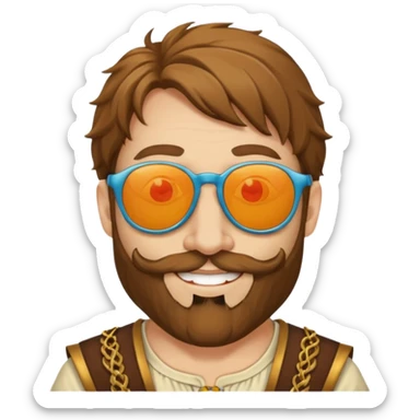 Ivan the Fool, sunglasses, happy sticker