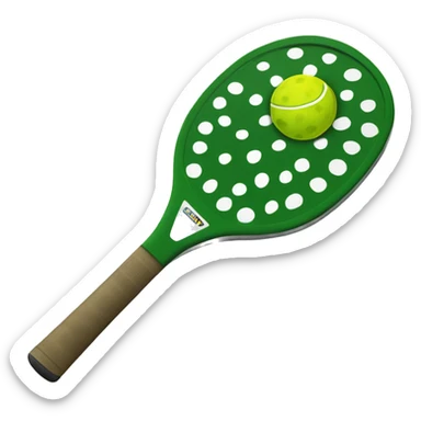Pickle ball paddle sticker