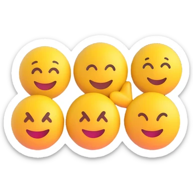 winners in 1st, 2nd & 3rd place emoji  sticker