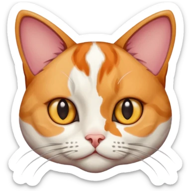 Cat side eying someone sticker