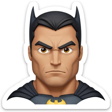 Gigachad batman sticker