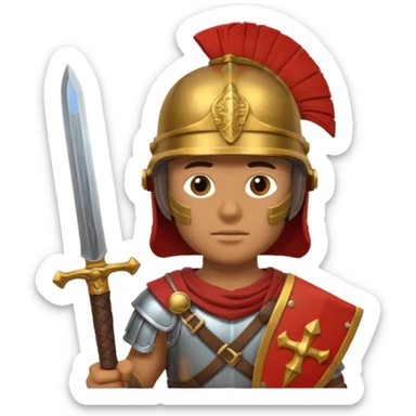 Roman soldier sticker