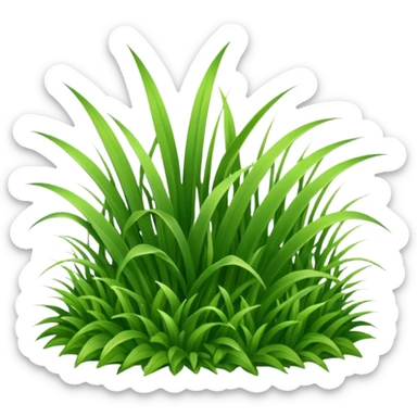 grass garden sticker