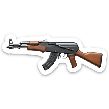 Gun ak47 sticker