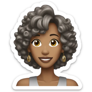 Whitney Houston sticker