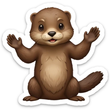 generate a take my money otter emoji, similarly to the futurama meme sticker