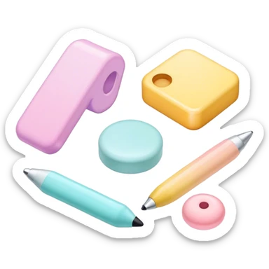 Pastel sticker