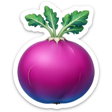 blue radish sticker